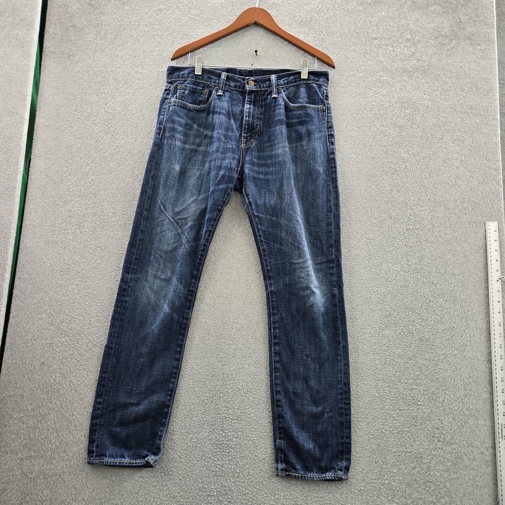 Levi's 508 Men Jeans 32X30 Blue Denim Regular Fit Straight Leg 29" Inseam